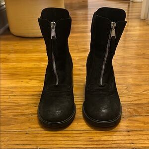 Steven by Steve Madden Calf-High Black Women's Boots
